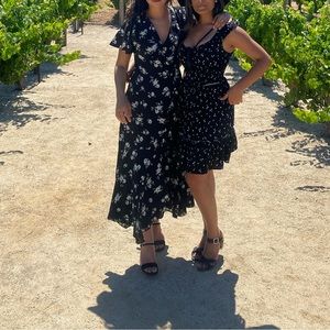 & Other Stories Floral Wrap Dress